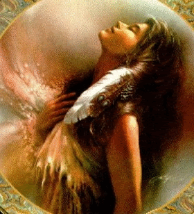 woman dreaming of love photo: dreaming nativeamerican20woman.gif