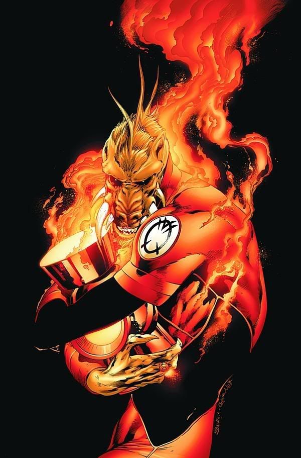 Larfleeze สมาชิกคนเดียวของ Orange Lantern