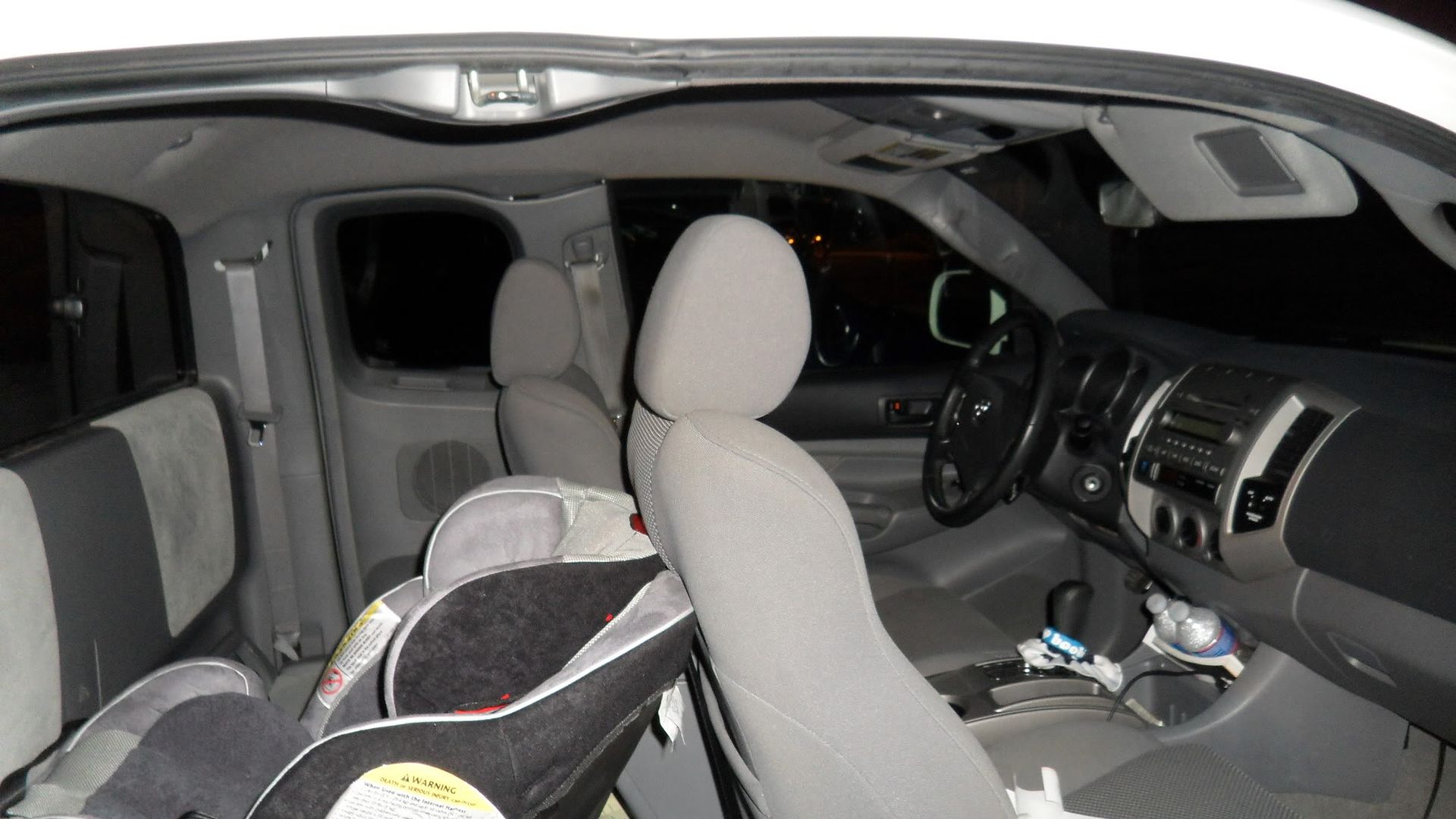 Baby seat toyota tacoma access cab