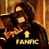 Severus is reading FANFIC!!!