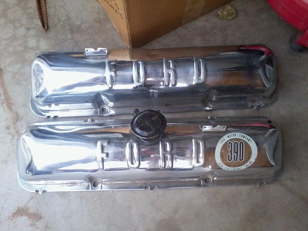 Valve Covers Chrome Valve Covers And 390 Hp Emblem Air Cleaner Combo