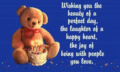 Happy Birthday Wishes Bear Pictures, Images and Photos