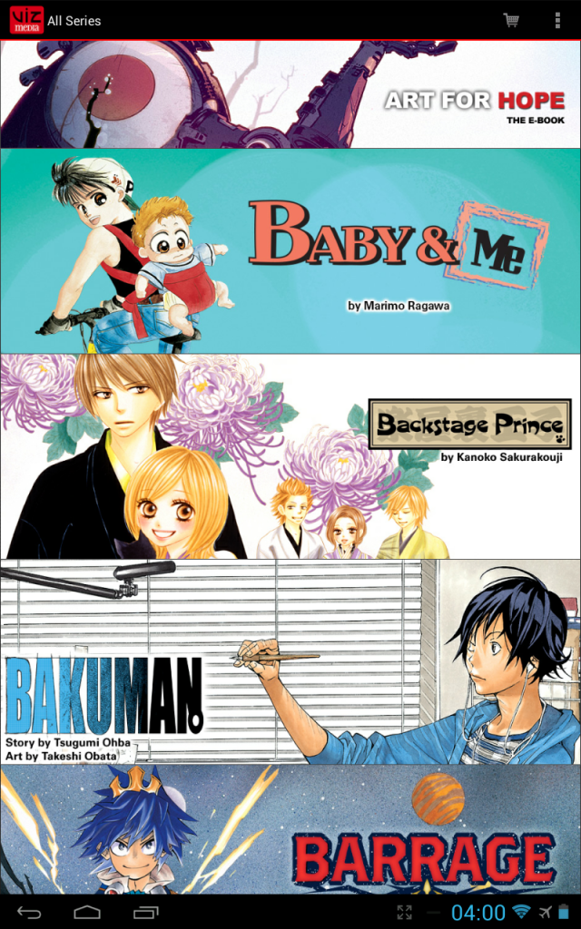 Screenshots from VIZ manga and Amazon Kindle