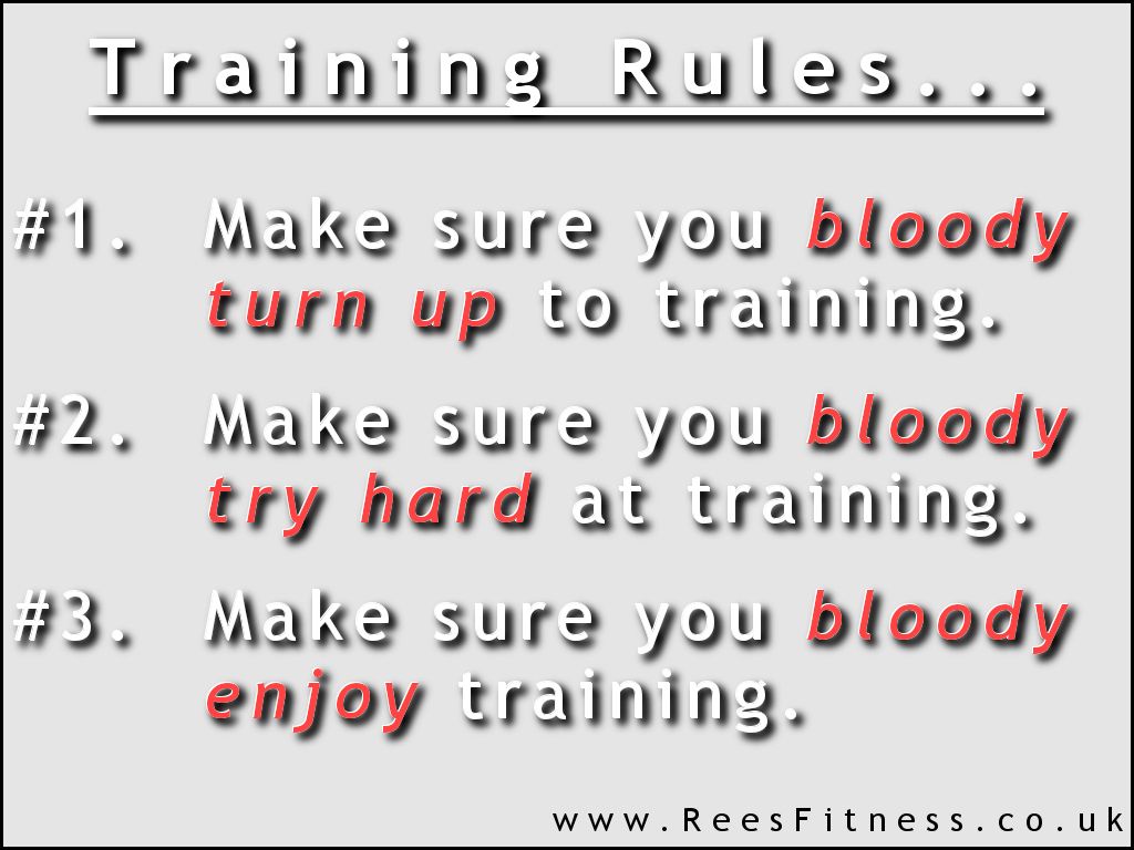 Training Rules