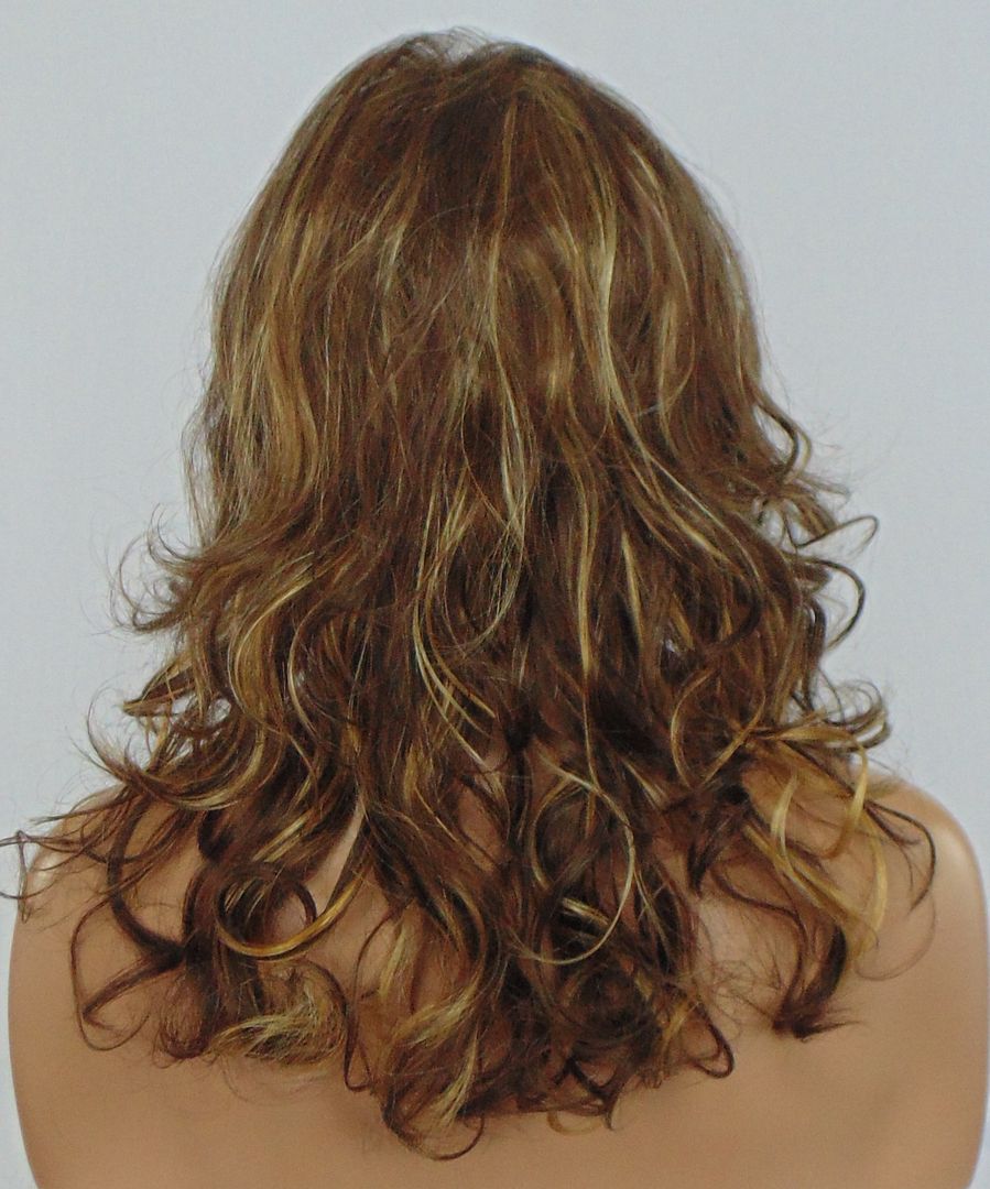 Becky Wig CUTE WAVY STYLE BROWN HIGHLIGHTED CARMEL KISS NIB W/TAGS * eBay