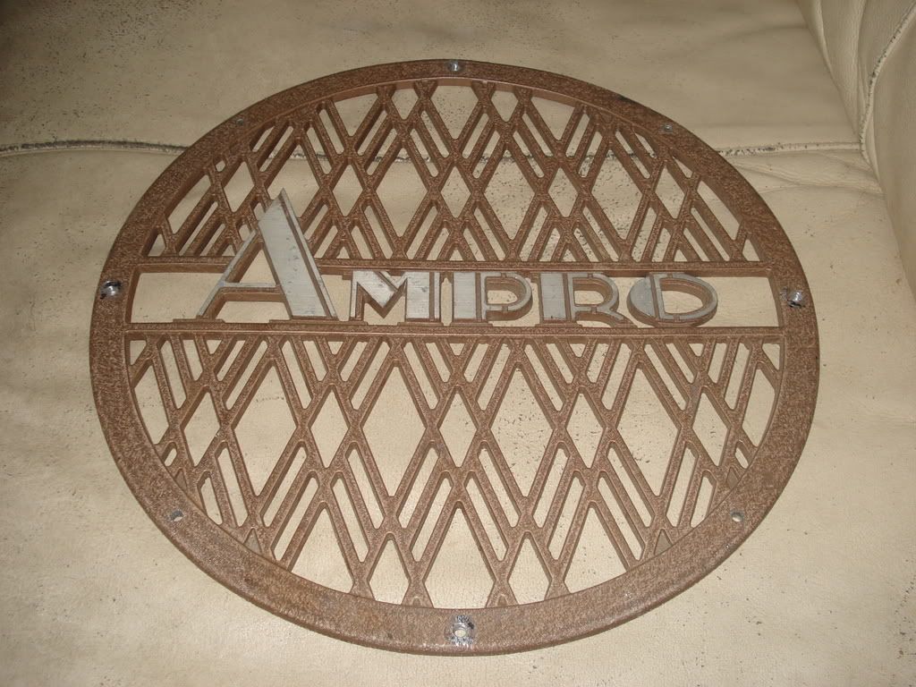vintage AMPRO speaker grill Harmony Central