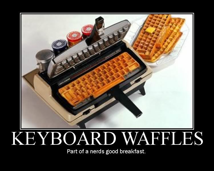 waffles keyboard funny