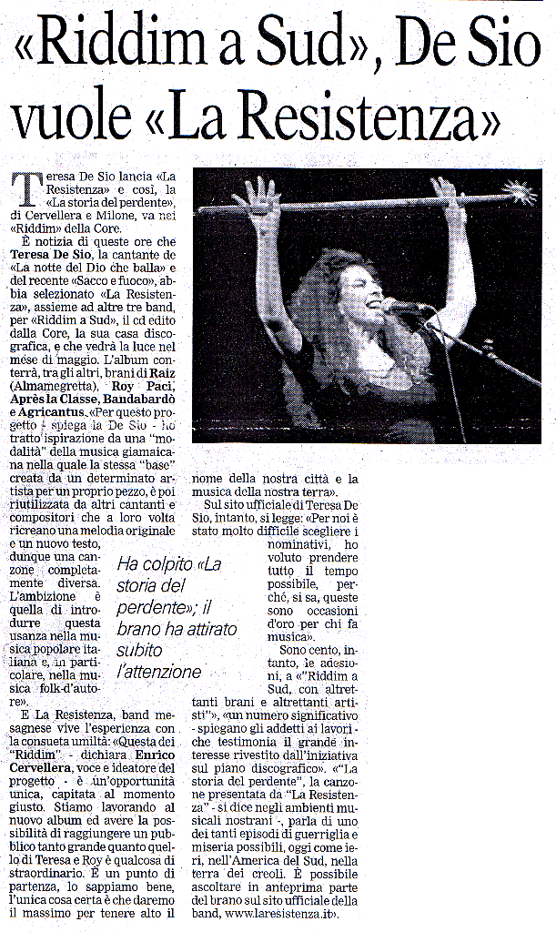 025 - La Gazzetta del Mezzogiorno (16.04.2008)