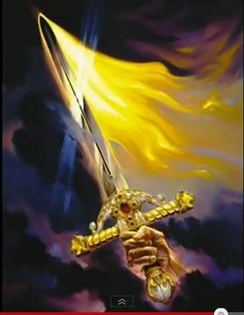 flaming sword of victory