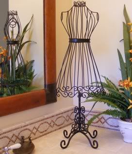 Wrought iron dress forms