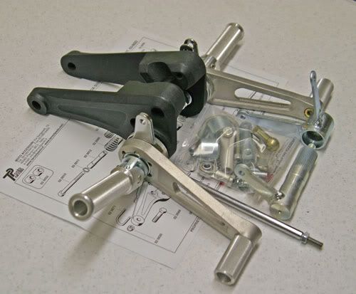 cb550 rearsets