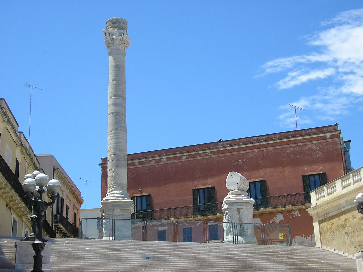 the pillar of brindisi, its most famous