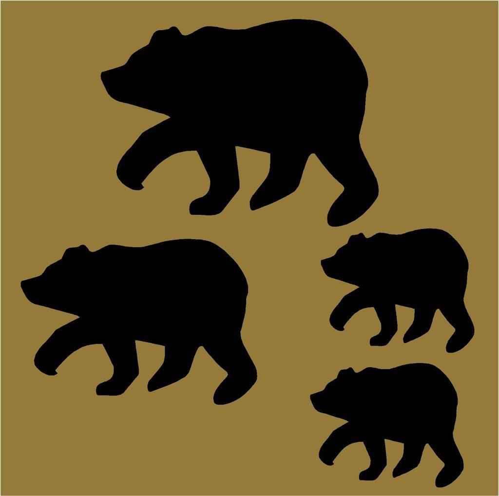 Bears Stencils