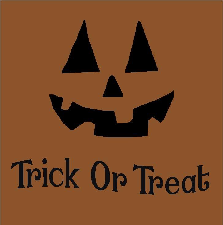 Trick Or Treat Pumpkin Stencils Free Printable