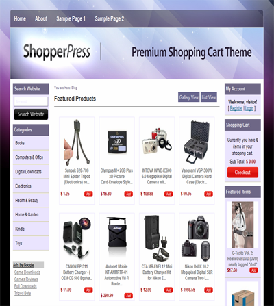 ShopperPress Premium Ecommerce Wordpress Theme ShopperPress Premium Ecommerce Wordpress Theme