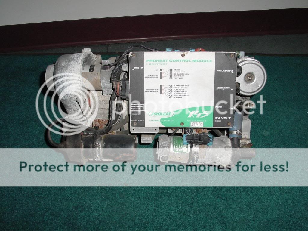 ProHeat x45 Teleflex PH0406 Heater 24 Volt Semi Truck Bus Boat RV