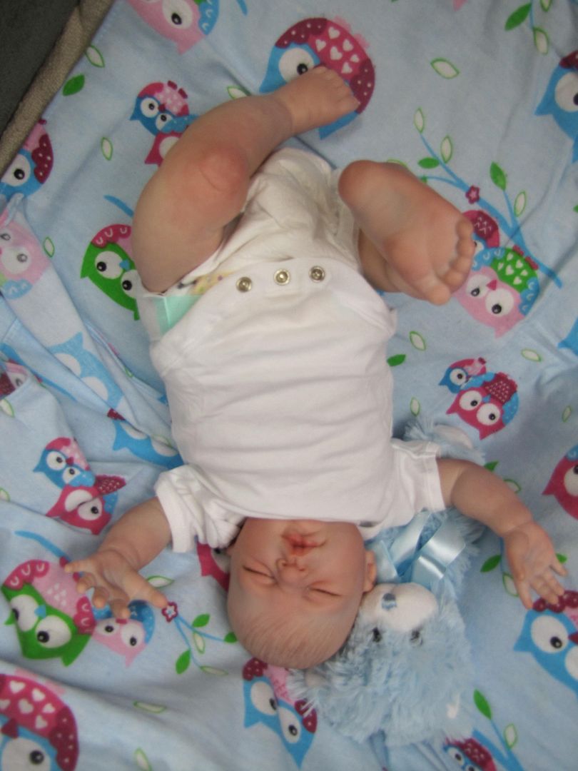 LIFE LIKE SUGAR BABY BOY DOLL BY DONNA RUBERT NEW REBORN REALISTIC FAKE ...