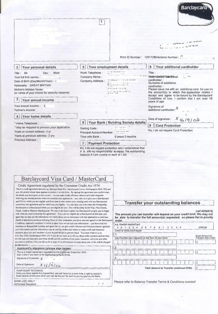 Barclaycard Ppi Claim >> Barclaycard CCA - is this a geniune agreement Barclaycard Ppi Claim >> Barclaycard CCA - is this a geniune agreement